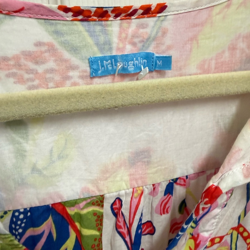 J. McLaughlin Tropical Floral Maxi Dress - Picture 3 of 12